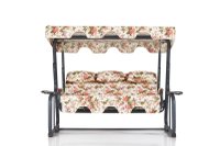Balansoar Vitis 4 pentru 3 Persoane Multicolor 200x165x110 cm - 2