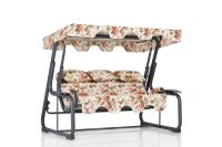 Balansoar Vitis 4 pentru 3 Persoane Multicolor 200x165x110 cm - 3