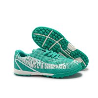 Ghete de fotbal copii, MBrands, 7.7 pentru teren sintetic, verde - 7