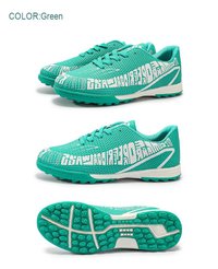 Ghete de fotbal copii, MBrands, 7.7 pentru teren sintetic, verde - 6