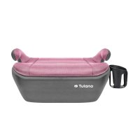 Inaltator auto copii I-Size cu isofix Tulano Avignon Cabby 30 PinkGrey 125-150 cm,suport pahar inclus,husa din material ultra soft,omologat R129 - 1