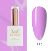 Oja Semipermanentă Everin Royal Collection 10 ml – 117 Pastel Lilac | Lila Pastel Elegant - 1