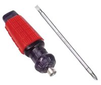 Surubelnita cu 2 capete Magnetice si maner Rosu Antialunecare - 1