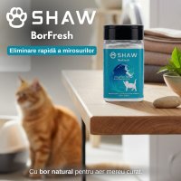 SHAW Borfresh - Odorizant Natural pentru Litieră Pisici, 1 Bucata - 4