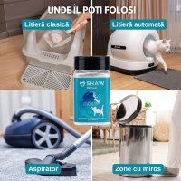 SHAW Borfresh - Odorizant Natural pentru Litieră Pisici, 1 Bucata - 5