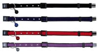 Zgarda Catifelata cu Clopotel si Strass 4148 - 1