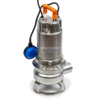 Pompa submersibila IPRO Professional QBS 075, 550 W, 234 l/min, inaltime de refulare 9 m, 230 V, rotor Vortex si plutitor - 3