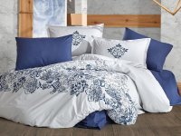 Lenjerie 1 Persoana Mandora Albastra (Bumbac 100%) - 1