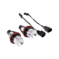 Set 2 LED-uri Marker Techstar® Angel Eyes, 5W, BMW E39,E61,E63,E65,X5, 6500K, Aluminiu - 4