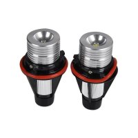 Set 2 LED-uri Marker Techstar® Angel Eyes, 5W, BMW E39,E61,E63,E65,X5, 6500K, Aluminiu - 2
