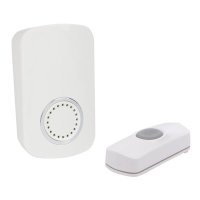 Sonerie wireless Perel EDP1, 150 m, 32 melodii, 1 receptor - 1