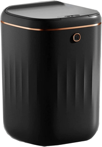 Cos de Gunoi Inteligent cu Senzor si LED, 20L - Negru - 1