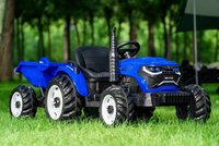Tractor electric Nichiduta Speed Track Blue cu remorca, acumulator 24V8Ah, 2 motoare x 200W, roti EVA si telecomanda 2.4G - 4