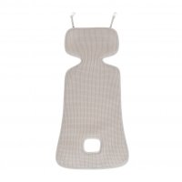 Protectie antitranspiratie Cangaroo AirLuxe Universal Grey pentru carucior, material 3D special, reduce transpiratia, potrivire universala - 3