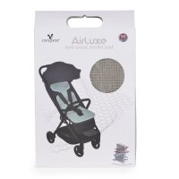 Protectie antitranspiratie Cangaroo AirLuxe Universal Grey pentru carucior, material 3D special, reduce transpiratia, potrivire universala - 1