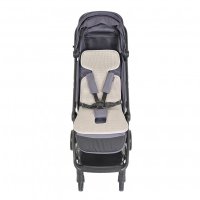 Protectie antitranspiratie Cangaroo AirLuxe Universal Grey pentru carucior, material 3D special, reduce transpiratia, potrivire universala - 2