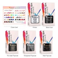Kit oja semipermanenta Venalisa VIP 4, 60 culori, +Primer+ Base Coat + 3x Top Coat+ catalog culori si transport gratuit - VIP4-KIT - 4