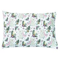 Fata de perna pentru copii Kerstin Bunny Pink 40x60 cm,realizat din bumbac certificat OEKO TEX,inchidere cu fermoar - 2