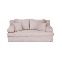 Canapea ANA LUX extensibila, 3 locuri, cu lada depozitare, roz pudra, 185x82x80 cm - 1