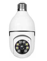 Camera supraveghere WiFi 8177HJ tip bec cu soclu E27 vedere nocturna - 1