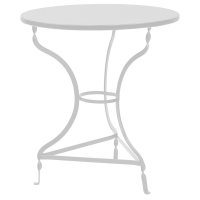 Masa Noah metal alb D70x72cm - 1