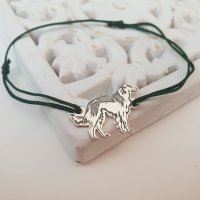 Bratara Barzoi din Argint 925 cu snur ajustabil - 1