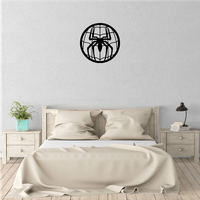 Decoratiune perete Spider-Man HH740 din lemn - 37x37 cm - 4