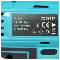 Masina de gaurit si insurubat cu percutie DZ-SE187, 28Nm 18V Li-ion, inclus acumulator si incarcator - 18