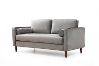 Canapea 2 locuri Jaber Gri 178x80 cm - 5