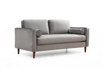 Canapea 2 locuri Jaber Gri 178x80 cm - 6