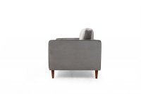 Canapea 2 locuri Jaber Gri 178x80 cm - 7