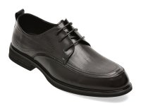 Pantofi eleganti BITE THE BULLET negri, model 89628 din piele naturala premium - 1
