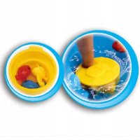 Masuta de joaca cu apa si joc de indemanare copii Matadi 2in1 Fishing cu 2 undite,pestisori si recipiente incluse,mecanism tip moara de apa - 1
