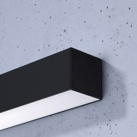 Aplica perete LED Pinne Negru 3000K 200x6x6 cm - 4