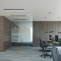 Aplica perete LED Pinne Negru 3000K 200x6x6 cm - 13