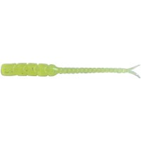 Grub Mustad Aji Micro Bachi 5cm Clear Chartreuse - 12 buc/plic - 1