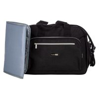 Geanta pentru scutece FreeON Style, impermbeabila, cu multiple buzunare, 39x32x18 cm, Black - 2