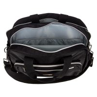 Geanta pentru scutece FreeON Style, impermbeabila, cu multiple buzunare, 39x32x18 cm, Black - 3