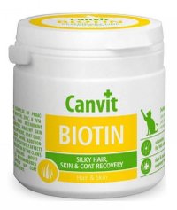 CANVIT Biotin, supliment piele & blană pisici, flacon, 100g - 2
