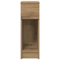 Set 2 noptiere cu sertar, stejar artizanal, 20 x 36 x 60 cm - 4