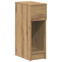 Set 2 noptiere cu sertar, stejar artizanal, 20 x 36 x 60 cm - 5