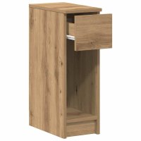 Set 2 noptiere cu sertar, stejar artizanal, 20 x 36 x 60 cm - 6