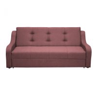 Canapea VALY II extensibila, 3 locuri, cu lada depozitare, mov, 215x90x95 cm - 1