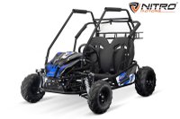 Buggy Electric Nitro Gokart 2000W pentru 2 Copii, Albastru Premium - 1