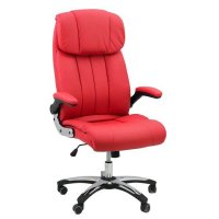 Scaun de birou ergonomic OFF 317 in culoare rosie - 1