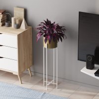 Ghiveci decorativ GED025C Auriu 23x78x23 cm - 3