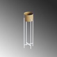 Ghiveci decorativ GED025C Auriu 23x78x23 cm - 5