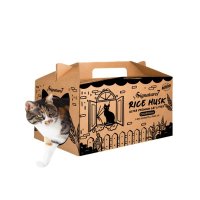 SIGNATURE7 Green Tea Rice Husk - Așternut igienic pentru pisici, granule biodegradabile, 7l - 3