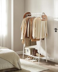 Cuier stander Alb Songmics 92.5x33.5x153 cm - 2