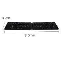 Tastatura Wireless Techstar®, Bluetooth 3.0, Pliabila, Windows/Android/iOS - 5